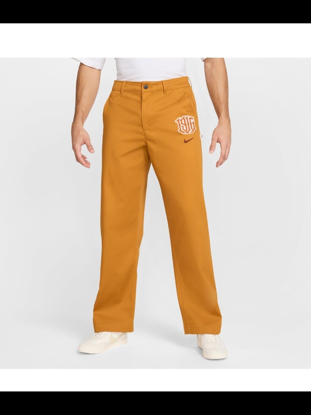 NWT Nike Club America Men's Chino Pants - Size 36 - Chutney Brown Mustard‎
